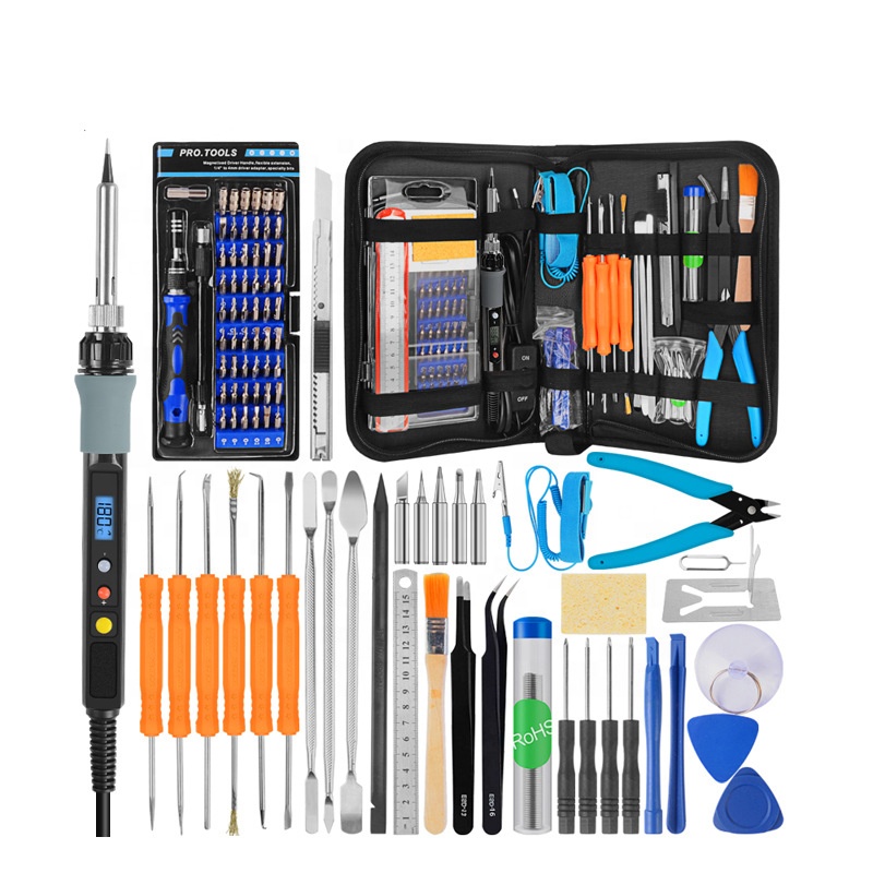 Soldering Iron Kit - Digital Display Electric Soldering Iron Gun