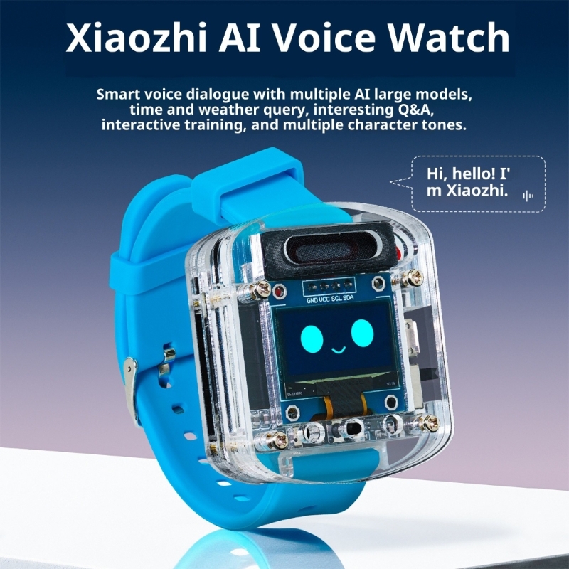 Diy Wearable Electronics - AI Voice Control Watch Rechargeable DIY