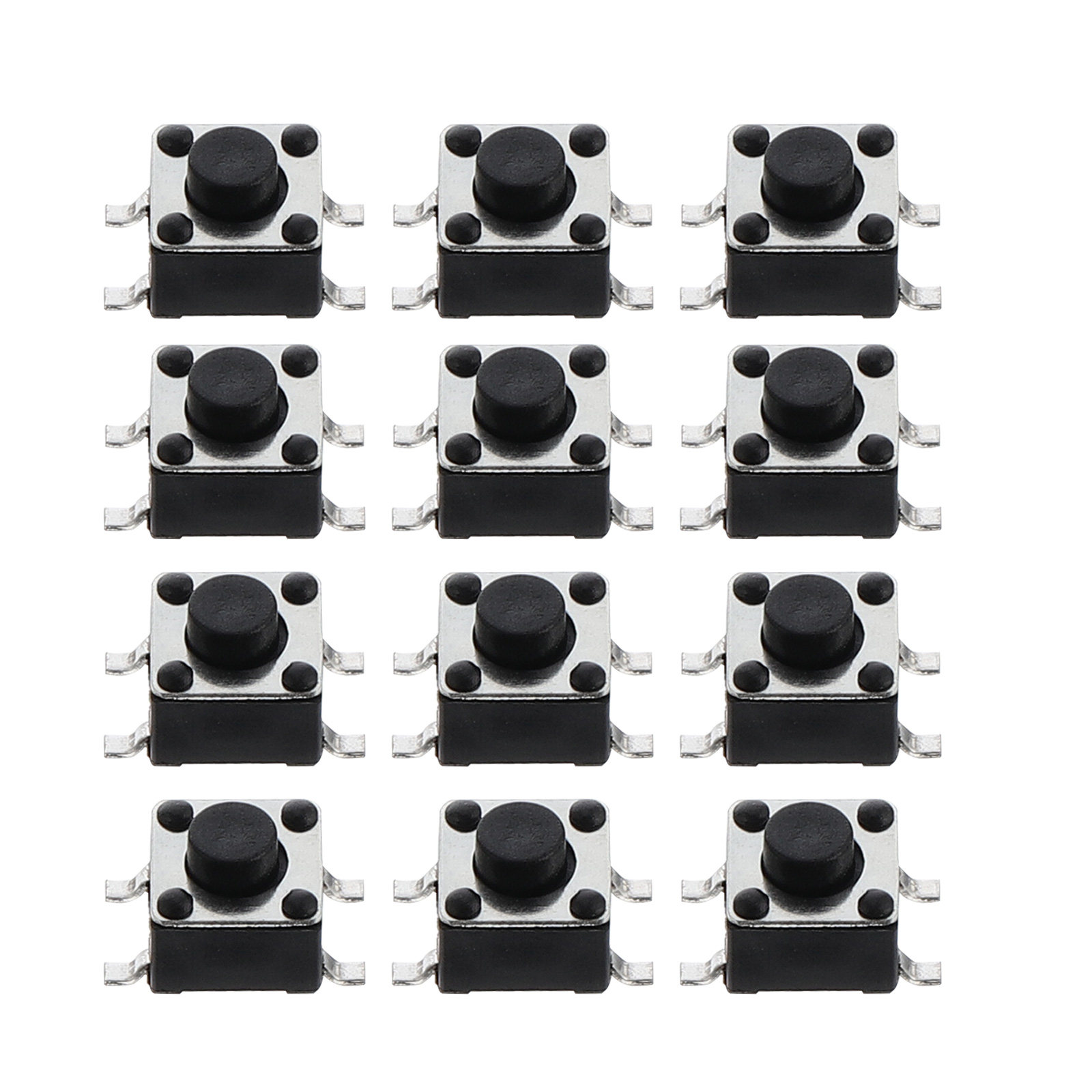 Push Button Tactile - 100Pcs Tactile Push Button Switch Assortment