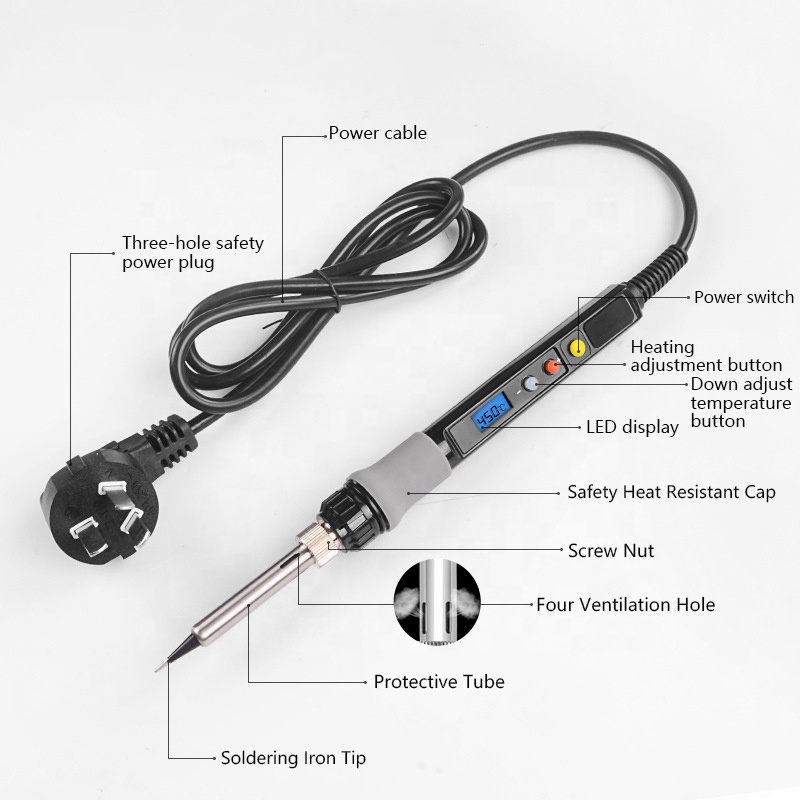 Digital Display Electric Solde - Soldering Iron Kit recension och pris