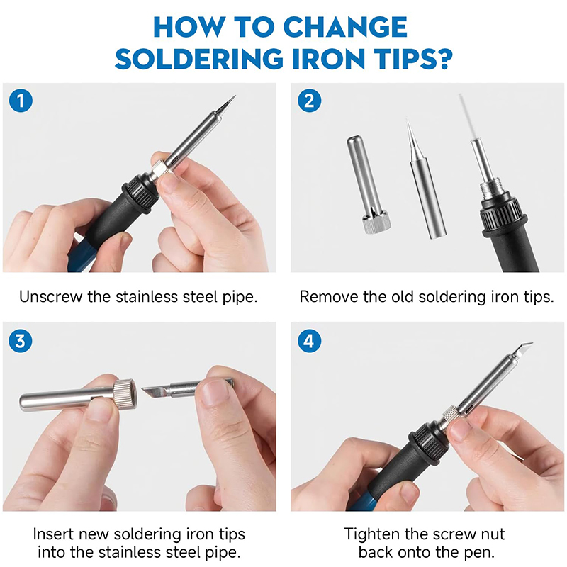 Adjustable Temp 220V 60W Elect - Soldering Iron Kit recension och pris