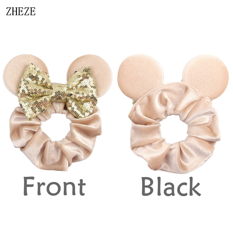 1pc Mouse Ears Hair Scrunchies - Diy Mouse Electronics recension och pris