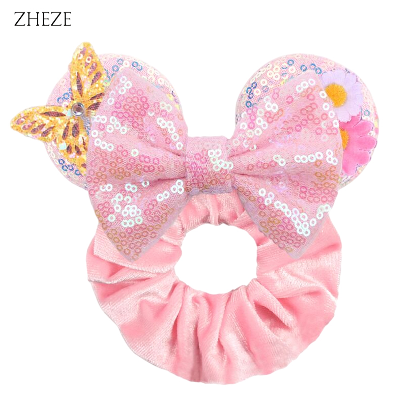1pc Mouse Ears Hair Scrunchies - Diy Mouse Electronics recension och pris