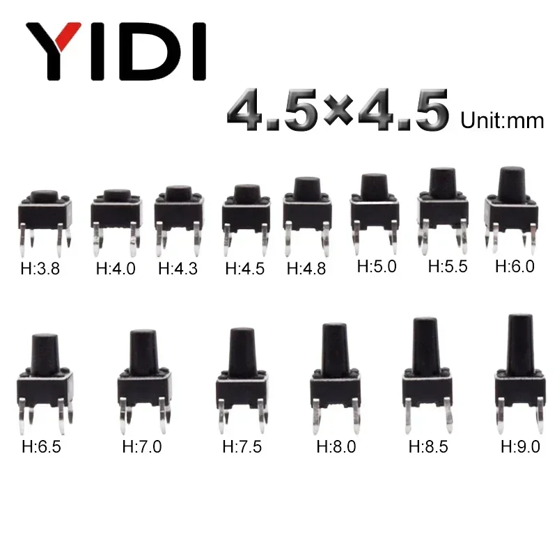 50pcs Panel PCB On Off Momenta - Push Button Tactile recension och pris