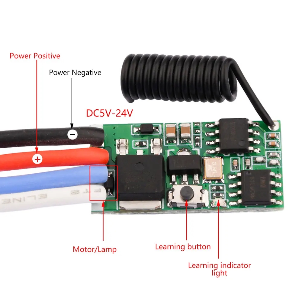 DC 3.7V-24V 433MHz Mini Wirele - Rf 433Mhz Module recension och pris