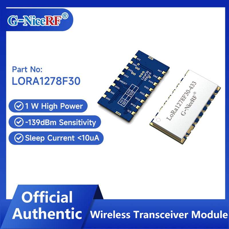 G-NiceRF | 2PCS LoRa1278F30 1W - Rf 433Mhz Module recension och pris