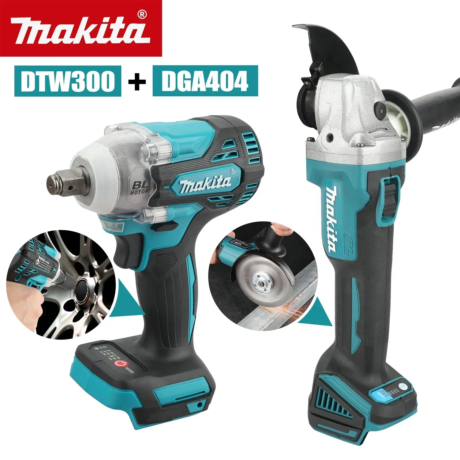 Makita DTW300 DGA404 Cordless  - Makita Drill Dtw300 recension och pris