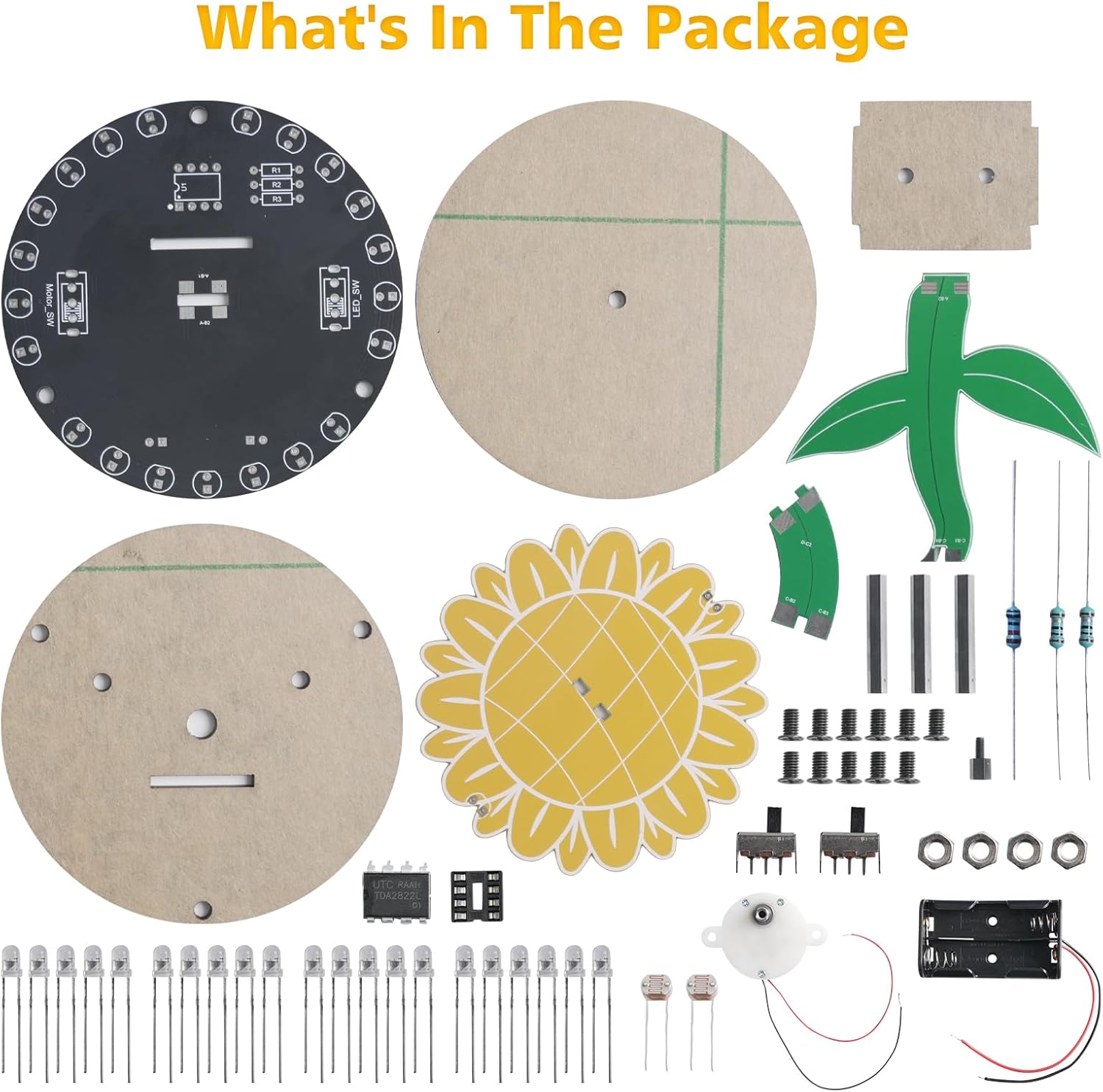 Light Chasing Sunflower Solder - Diy Electronics Ideas recension och pris