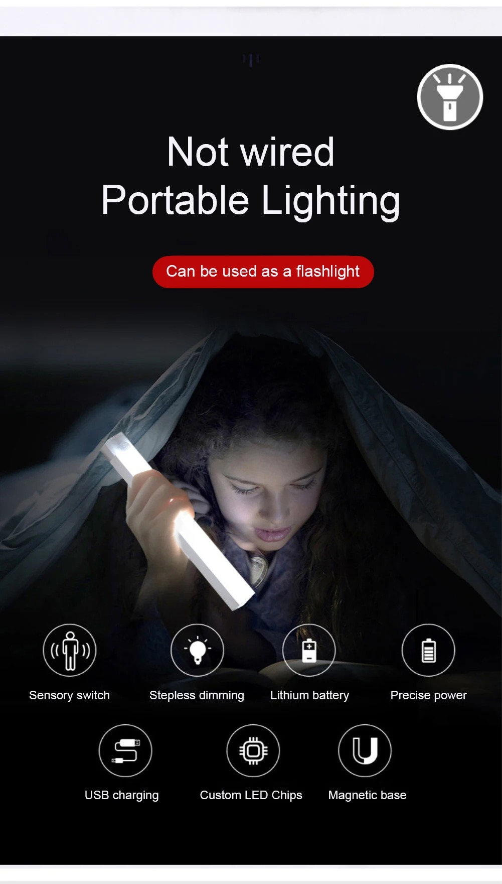 USB Charging LED Lights PIR Mo - Ldr Light Sensor recension och pris