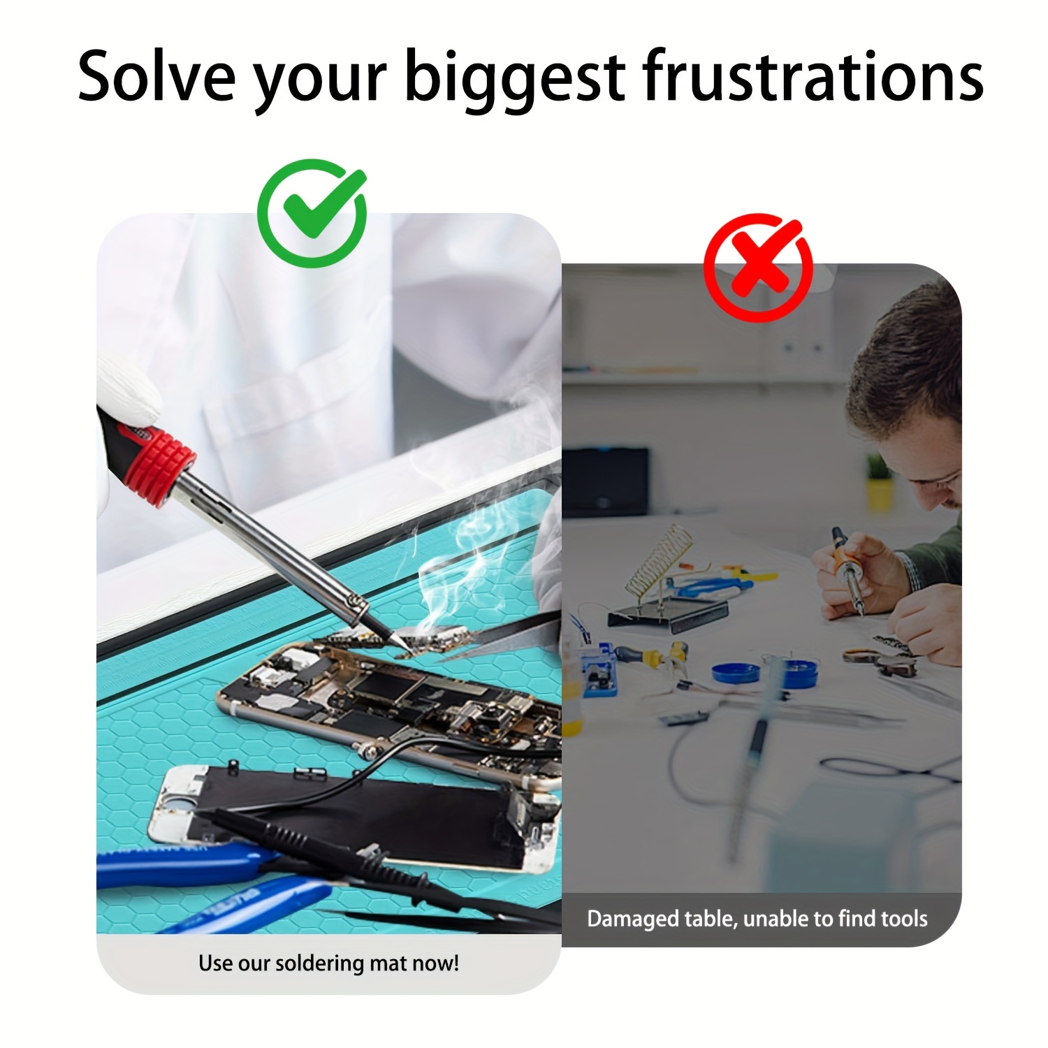 Heat Resistant Solder Mat Insu - Soldering Iron Kit recension och pris