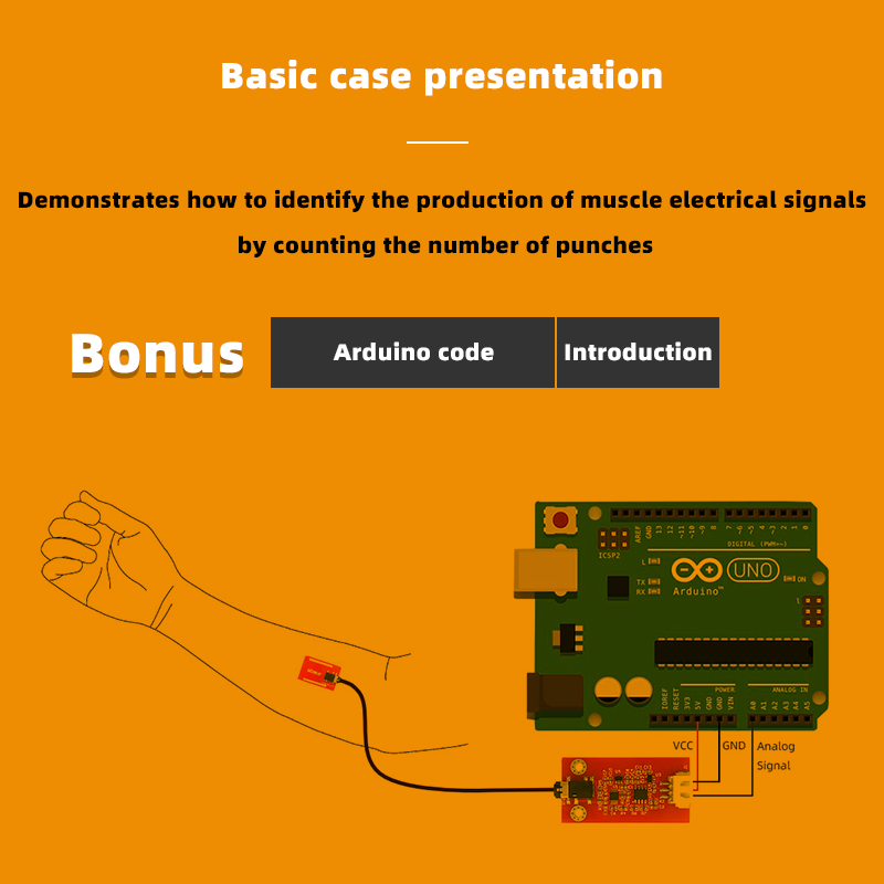 Biosensor EMG Biometrics Dry E - Diy Wearable Electronics recension och pris