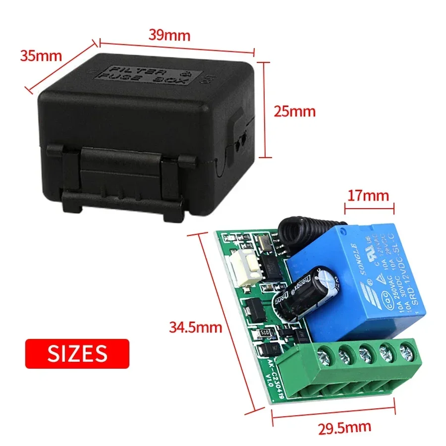 DC 12V Remote Control Smart Sw - Rf 433Mhz Module recension och pris
