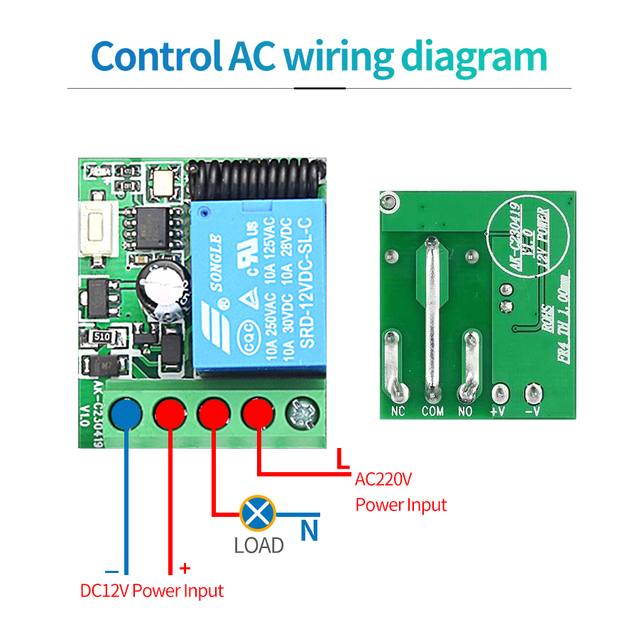 433MHz DIY Wireless Switch DC1 - Rf 433Mhz Module recension och pris