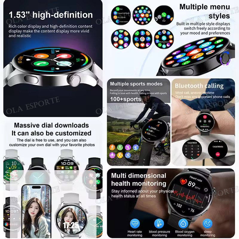New SmartWatch for Men Women B - Diy Wearable Electronics recension och pris