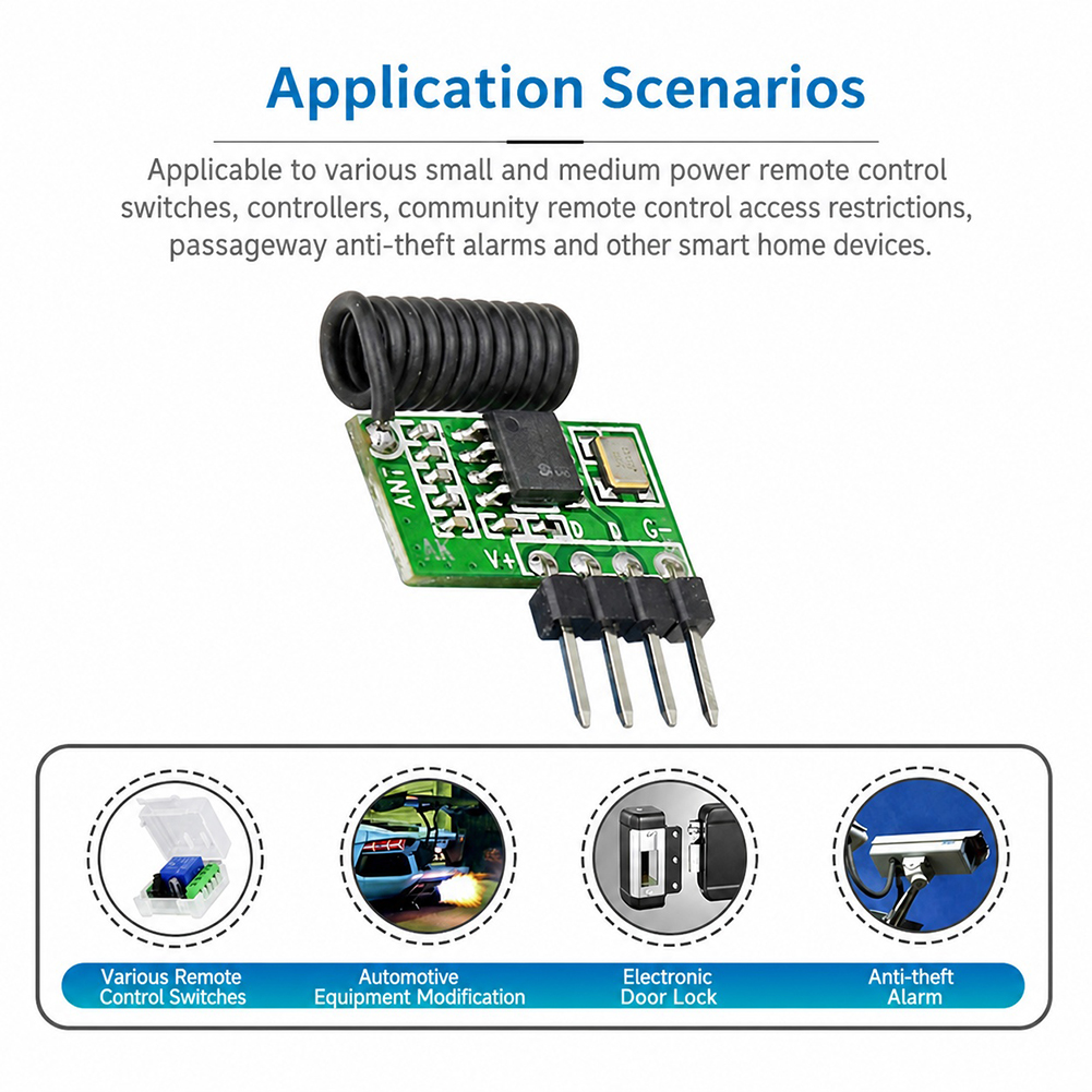 315MHz/433MHz Superheterodyne  - Rf 433Mhz Module recension och pris