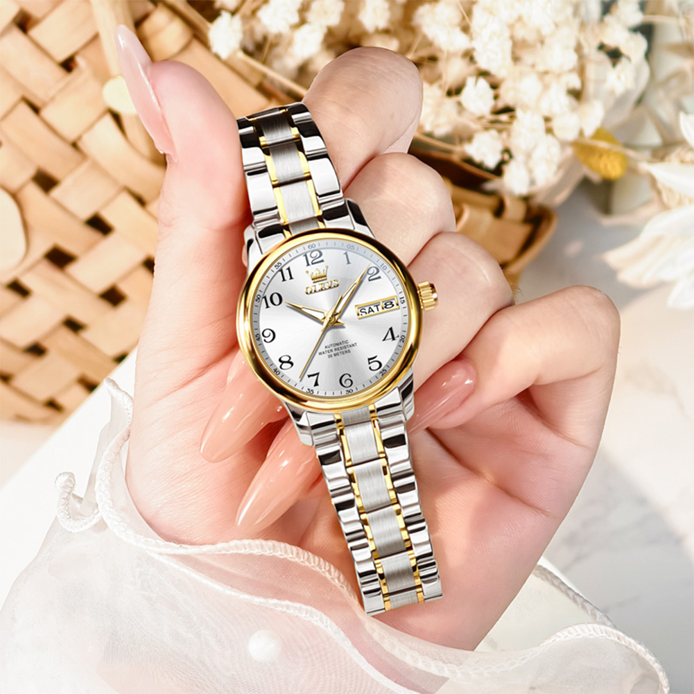 OLEVS Luxury Watch for Woman L - Push Button Tactile recension och pris