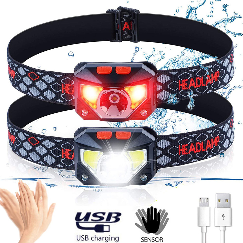 8 Modes LED Headlight Handfres - Ldr Light Sensor recension och pris