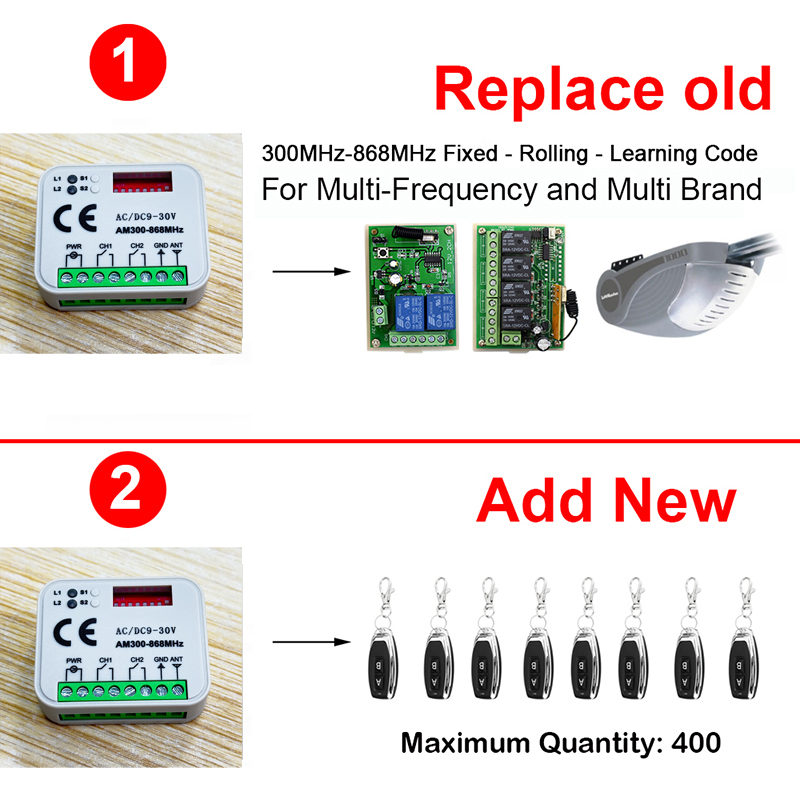 1-20pcs New Universal RX MULTI - Rf 433Mhz Module recension och pris