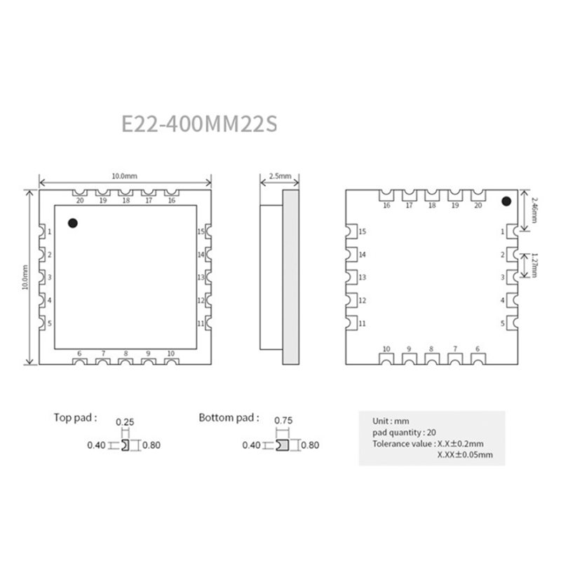 2X EBYTE SX1268 433Mhz Lora Wi - Rf 433Mhz Module recension och pris
