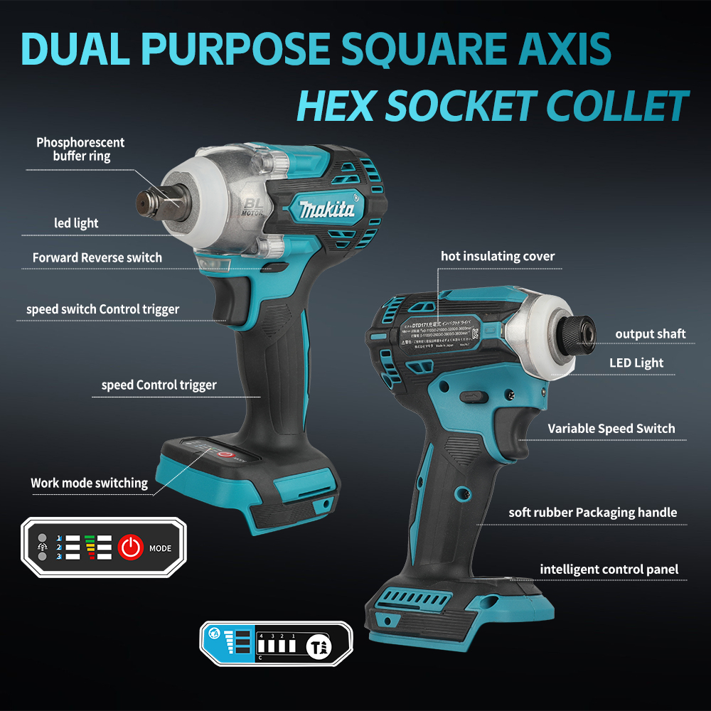 Makita  DTW300 Brushless Recha - Makita Drill Dtw300 recension och pris